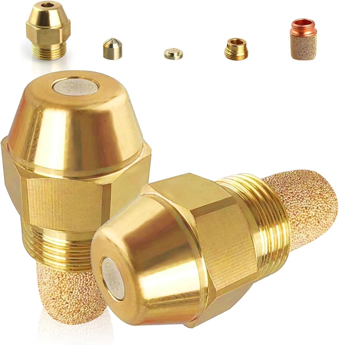 2 pcs full conical oil nozzles angle 60 degrees 1.75 USgal/h 6.5kg/h Oil burner nozzle Fully conical oil nozzle Boiler - ShopVlot