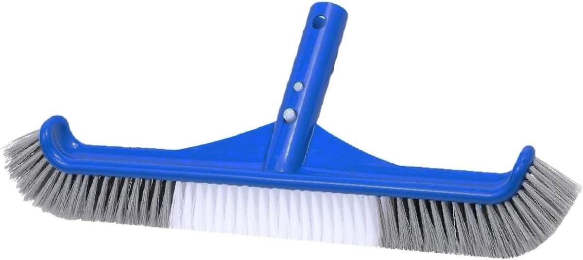 Zwembadborstel - Blauw - 42 x 12 x 5,6 cm - Nylon Borstels voor Effectieve Reiniging - Voor Zwembaden en Vijvers