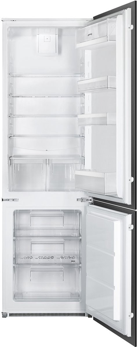 Smeg C41721E koel-vriescombinatie Ingebouwd 269 l Wit