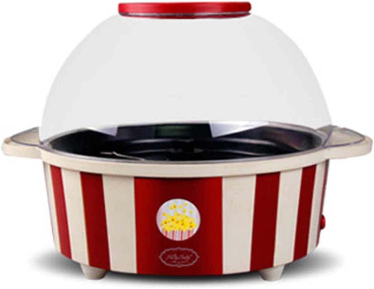 Popcorn Machine - Popcorn Maker - Films Kijken - Volledig Automatisch - 27 cm Diameter - Wit