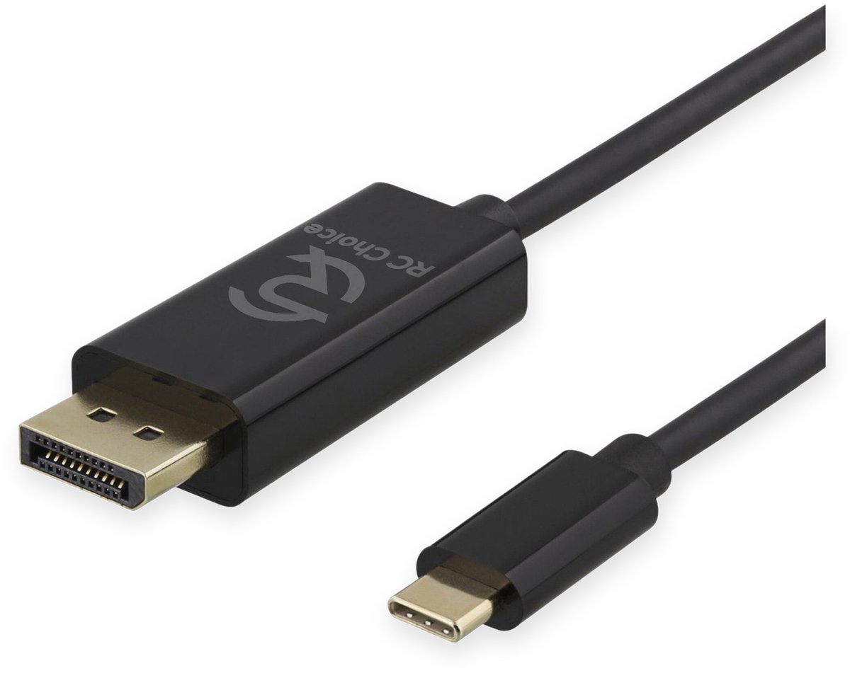 USB C naar DisplayPort Kabel - 4K 60Hz - 1.8 meter - USB-C Male naar DP Male