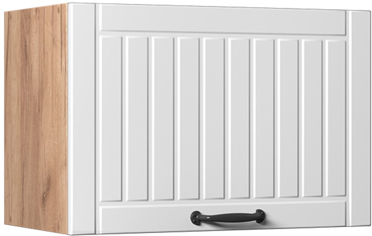 Vicco Hangkast Fame-Line, Wit Landhuis/Goudkleurig Eiken, 60 cm