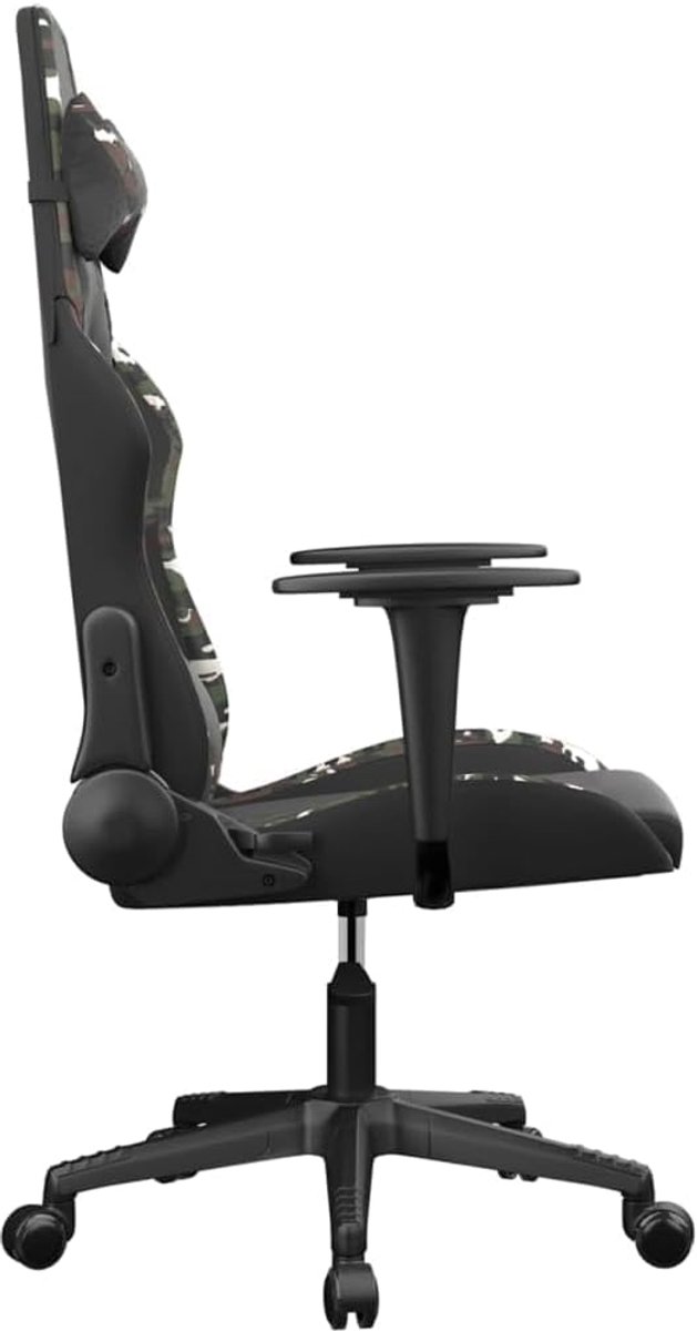 Gaming Stoel - Comfortabele Zetel - Gaming Ervaring - Verstelbare Rugleuning - Niet Gespecificeerd - Zwart Camouflage — afbeelding 5