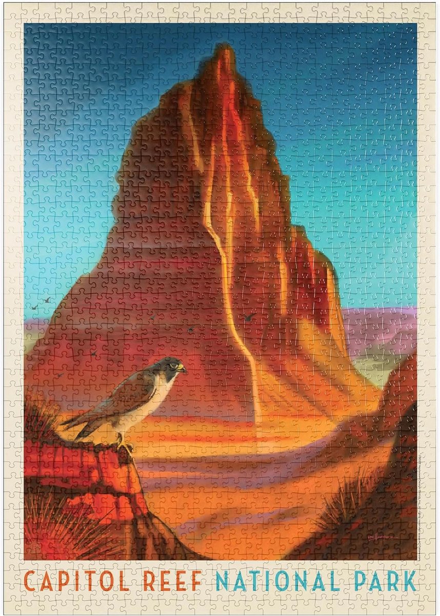 Legpuzzel 1000 Stukjes - Puzzel Rechthoekig - Ontspanning Thuis - Hoge Resolutie Print - 1000 Stukjes - Vintage Poster