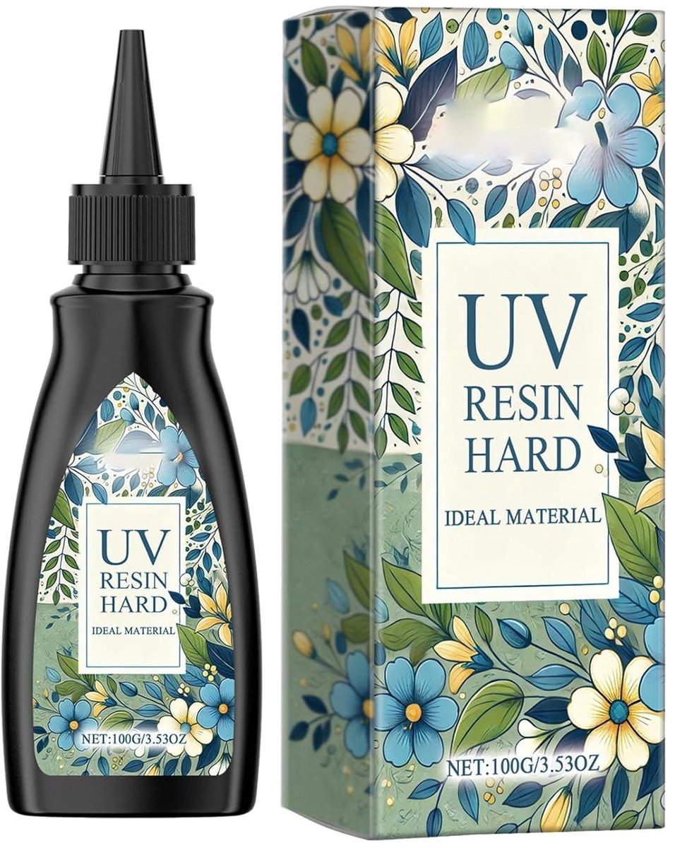 Harslijm voor Knutselen - UV Lijm Ambacht - Sieraden Maken - Sneldrogend - 100 g - Transparant