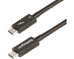StarTech.com 50cm Thunderbolt 4 Kabel, 40Gbps, 100W PD, 4K/8K Video, Intel-Certified Thunderbolt Kabel, Compatibel met USB4/Thunderbolt 3/USB 3.2/USB Type-C/DisplayPort