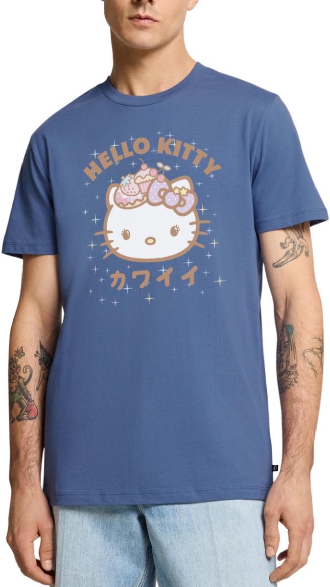 Hello Kitty Kawaii Stijlen Met Sterren Premium T Shirt Heren