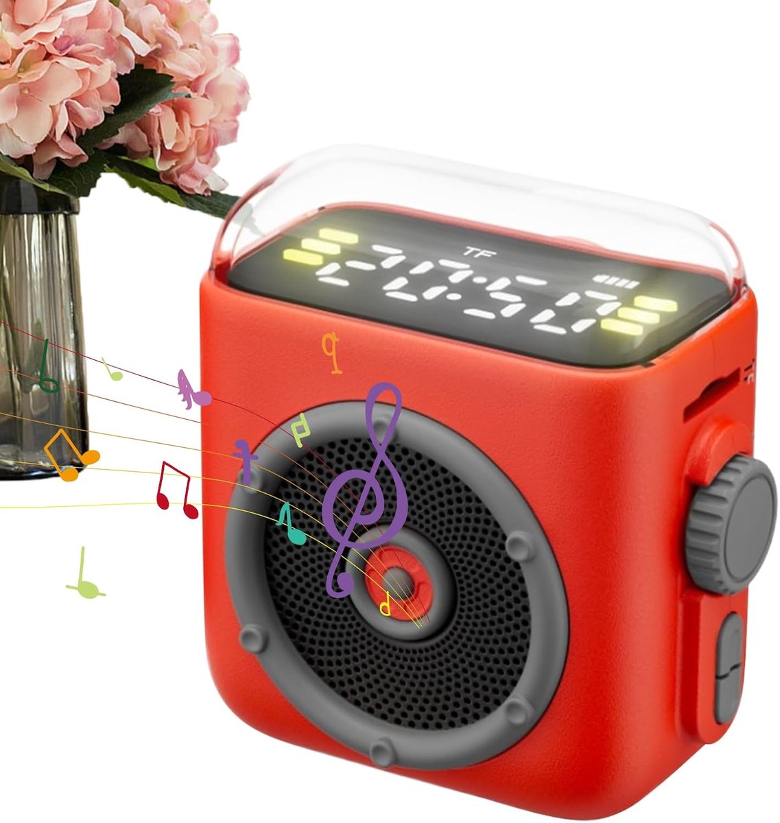 Draagbare Bluetooth Speaker - Mini Speaker Muziekbox - Muziek Luisteren Onderweg - Magnetische Bevestiging Achterclip