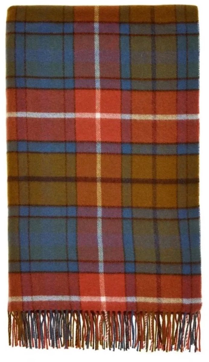 Plaid Tartan Antique Buchanan - Merino Lamswol - 140x185 - Bronte by Moon Scotland