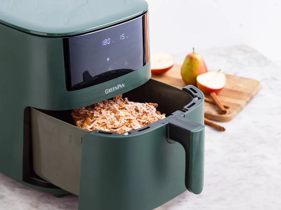 GreenPan Bistro XL Airfryer 7,2L - PFAS vrij Pine Green — afbeelding 3