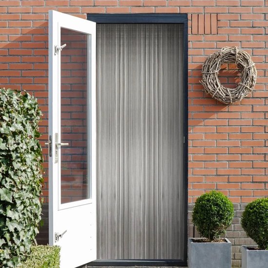 2LIF Saba Grijs Vliegengordijn deur - 93 x 220 cm van 2LIF — afbeelding 4