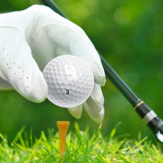 Drielaagse Golfbal - Oefenbal Golf - Golf Training - Verbeterde Spin - 42.7 mm - Veelkleurig — afbeelding 3