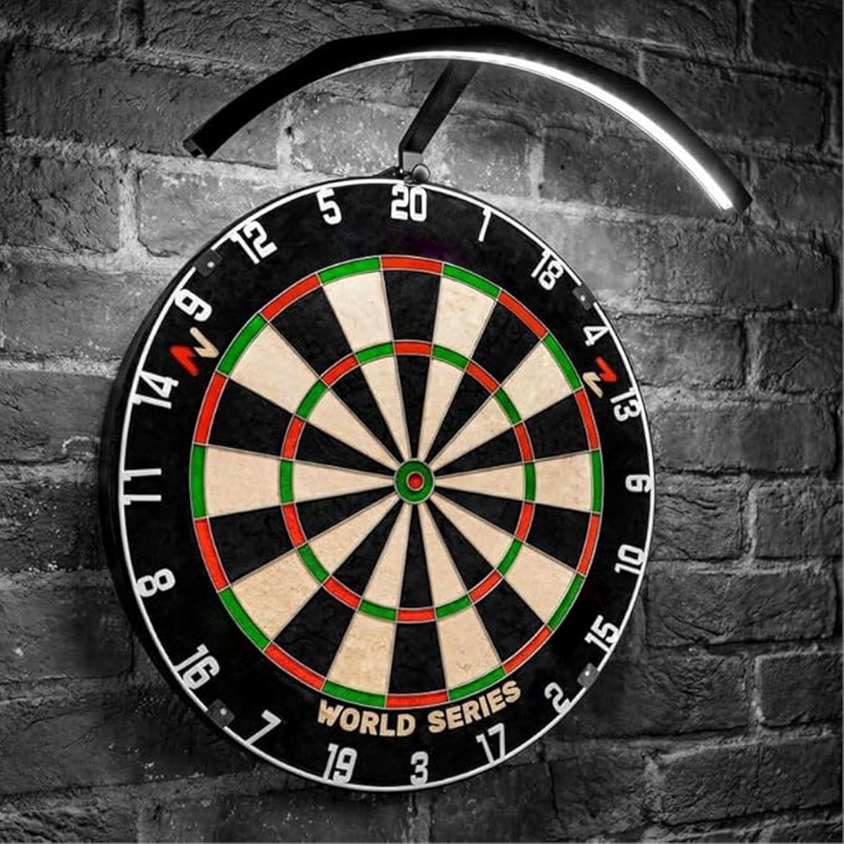 LED Dartsbord Verlichting - Dartbord Ring Licht - Verbeter Zichtbaarheid - Schaduwvrije 6500K LED - Universeel Passend - Wit