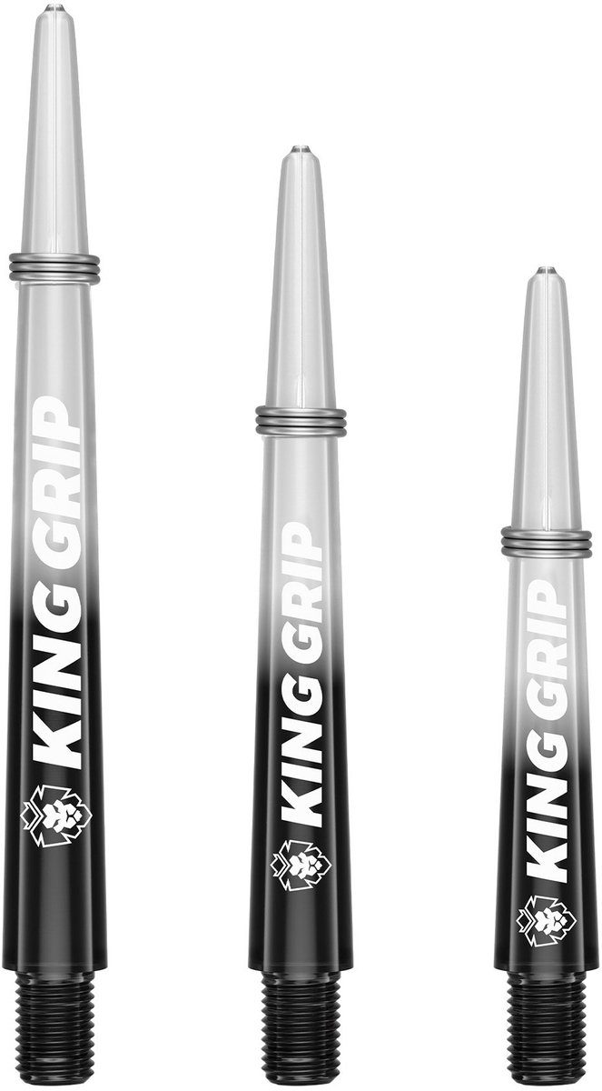 KOTO King Grip Colors Black Clear - Dart Shafts Inbetween