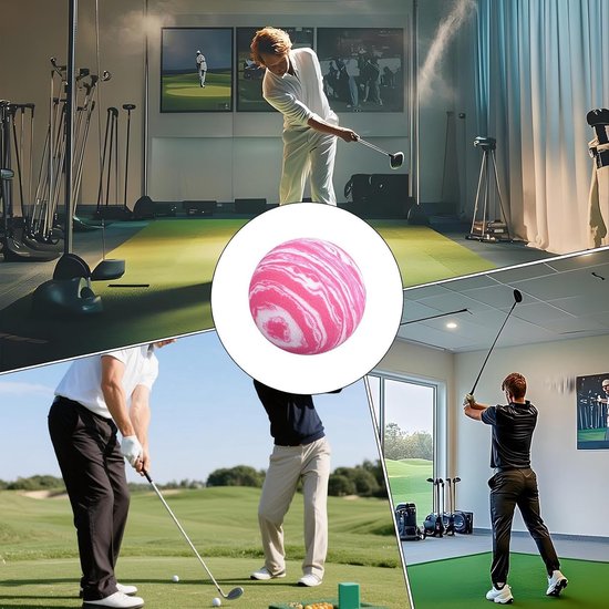 Spons Golfballen - Oefenballen Golf - Golfvaardigheden Verbeteren - Zacht EVA Schuim - 4.2 cm Diameter - Geel — afbeelding 2