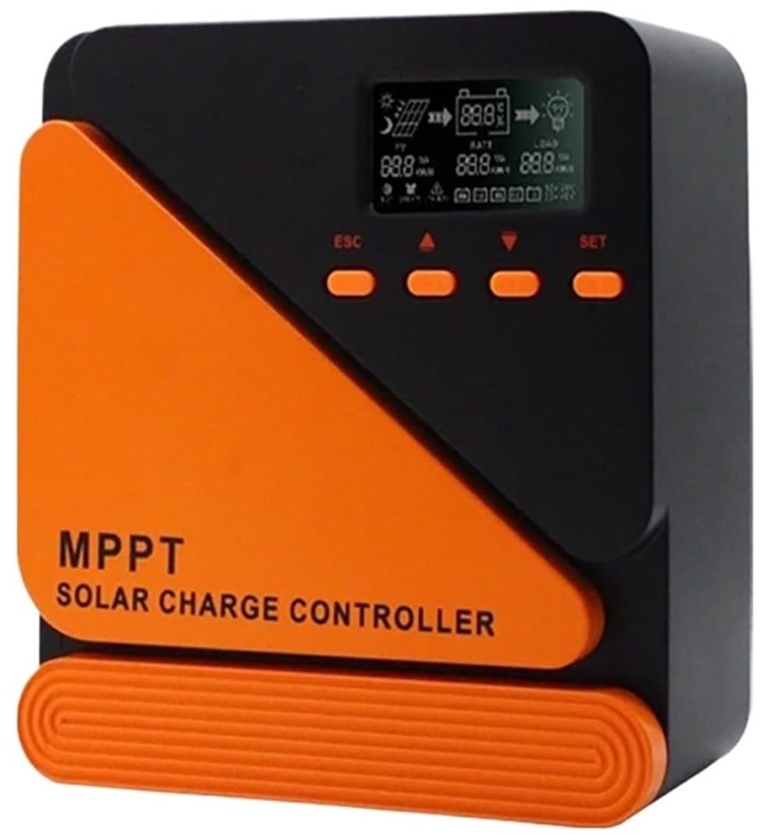 Zonne-Controller - Laadregelaar MPPT - Energie Beheer - Geavanceerde Tracking - 40A - Zwart