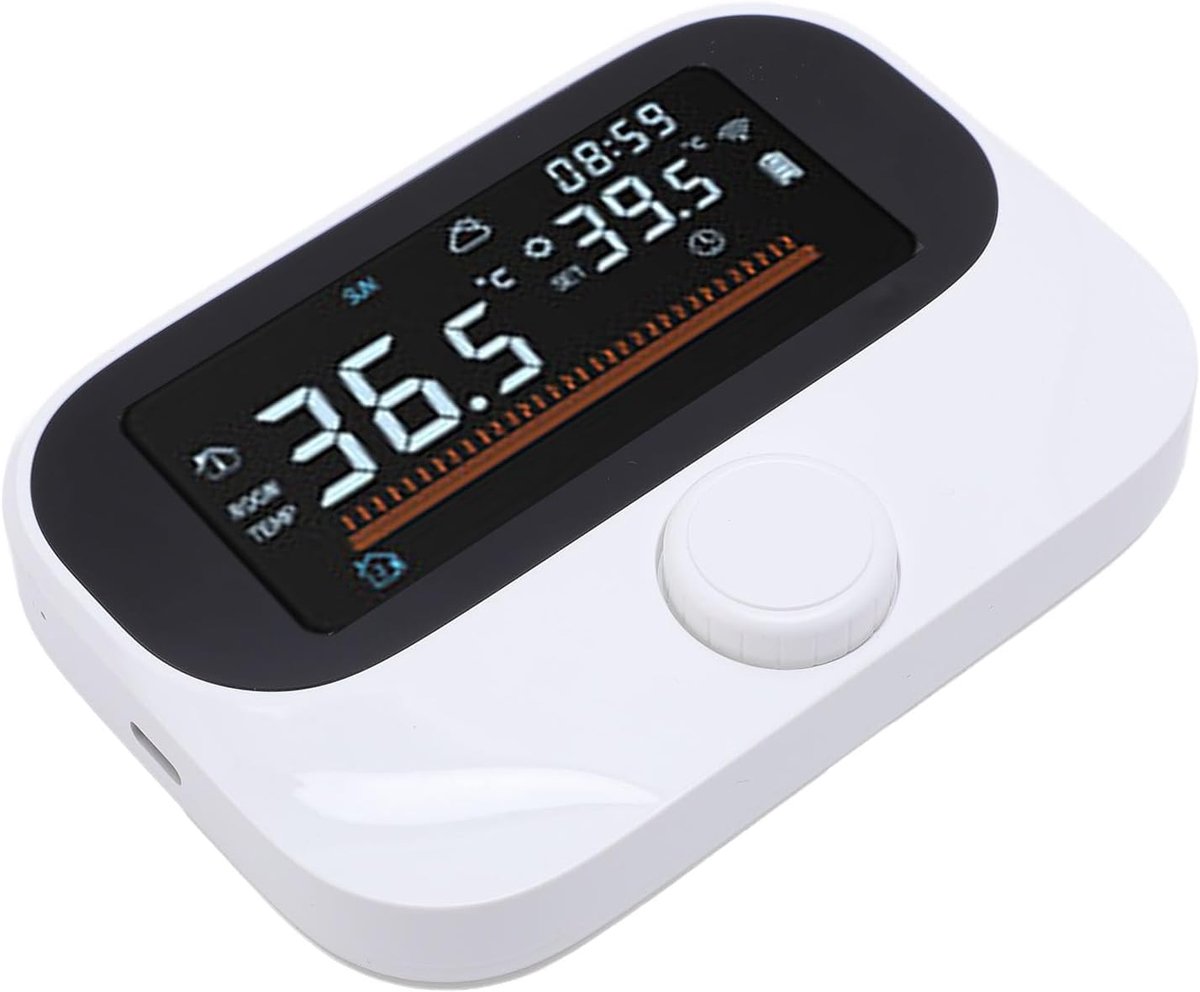 Slimme Ketelthermostaat - WiFi Controller - Verwarming Instellen - App Bediening - Elektrisch - Zwart