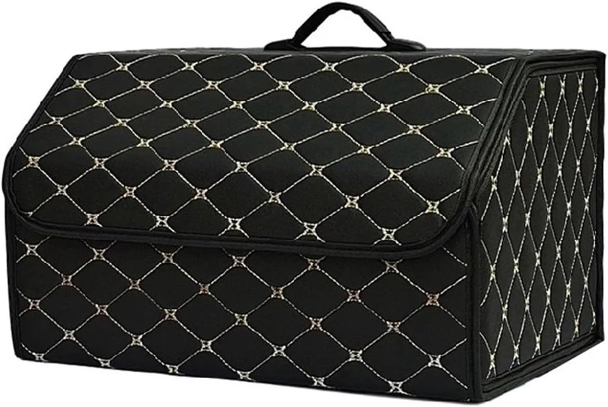 Opvouwbare Kofferbak Organizer - Auto Opbergkoffer Opbergtas Auto - Auto Organiseren - Met Deksel en Antislip Basis