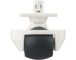 Voorwiel Robotstofzuiger - Zwenkwiel Stofzuiger - Efficiënt Reinigen - Nauwkeurige Navigatie - 6 x 5 x 5 cm - Zwart