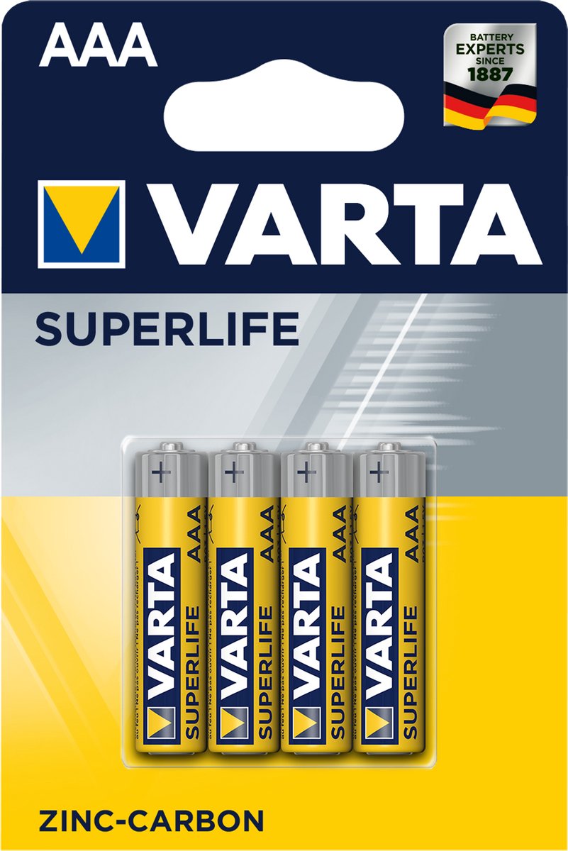 Varta AAA Superlife Batterijen