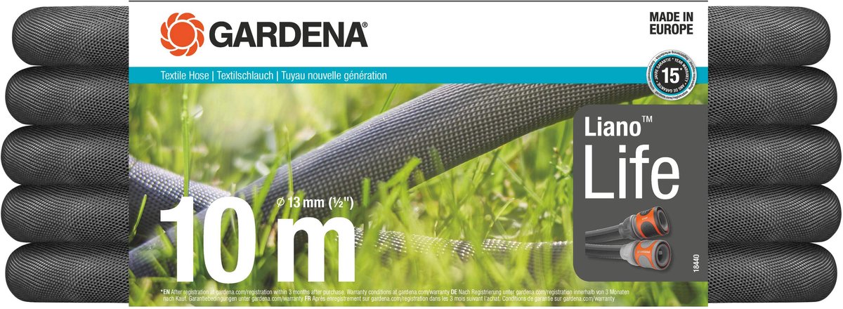 Gardena Tuyau textile Liano Life 10m Liano