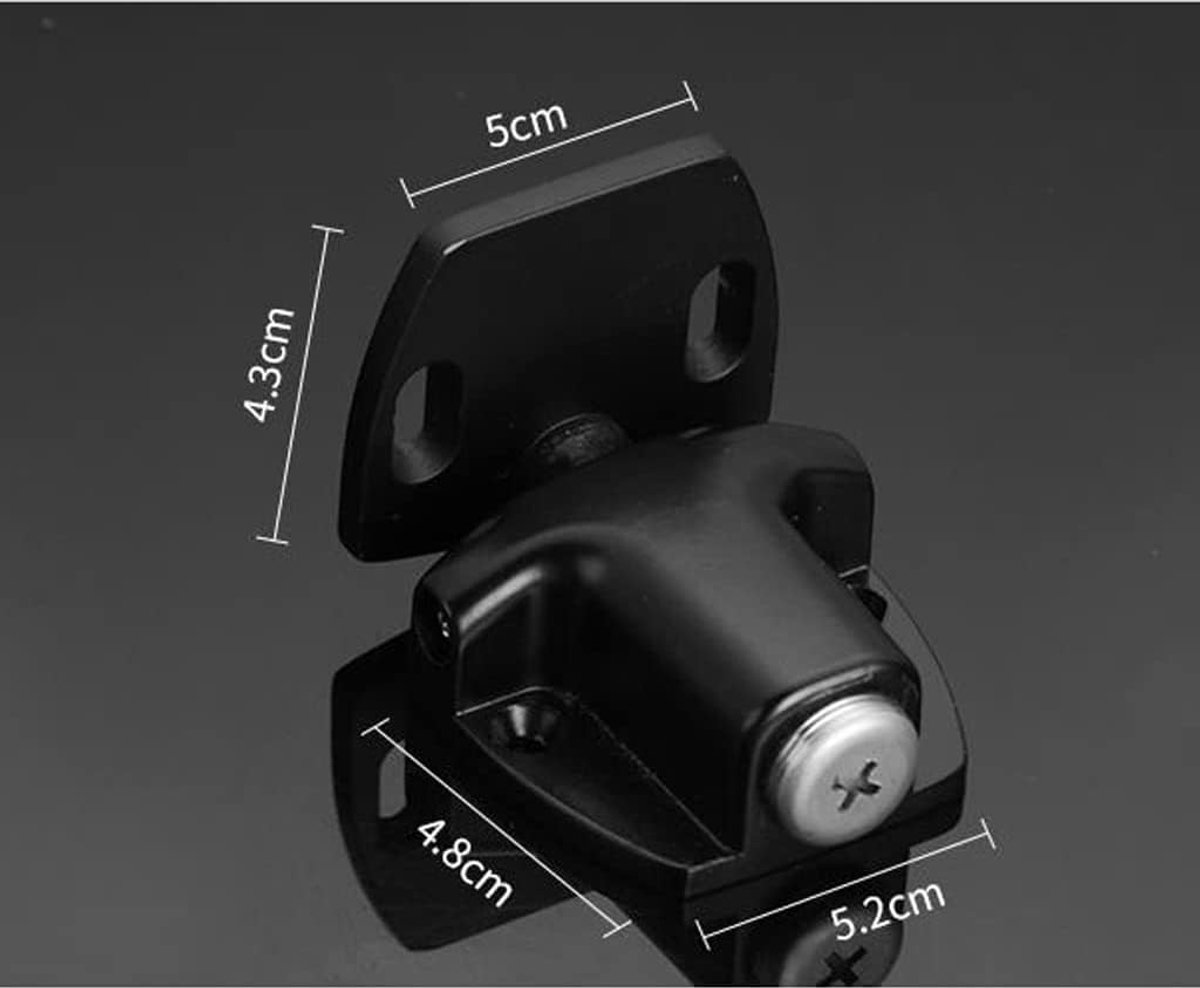 Deurstopper - Deurwig Plint Buffer - Deur Open Houden - Sterke Magnetische Aantrekkingskracht - 1 Gram - Wit