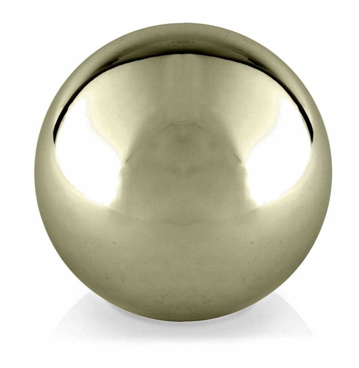Polnix - Decoratieve Keramische Bol - Goudkleurig - 11 cm - Glanzend