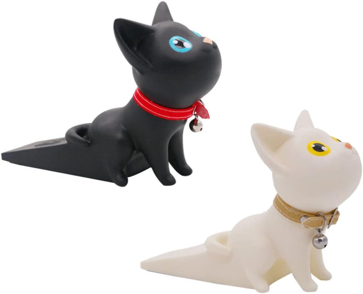 Cartoon Deurstopper - Dieren Deurblok - Kinderen Beschermen - Geen Ponsen Nodig - 16.5 x 7.5 x 11.5 cm