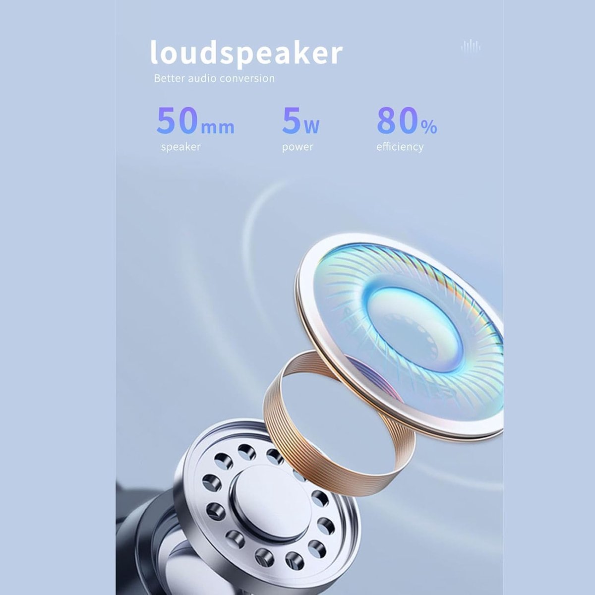 Digitale Wekker - Nachtklok Speaker - Wakker Worden - Dubbele Alarmen - 10.8cm Breed - Roze