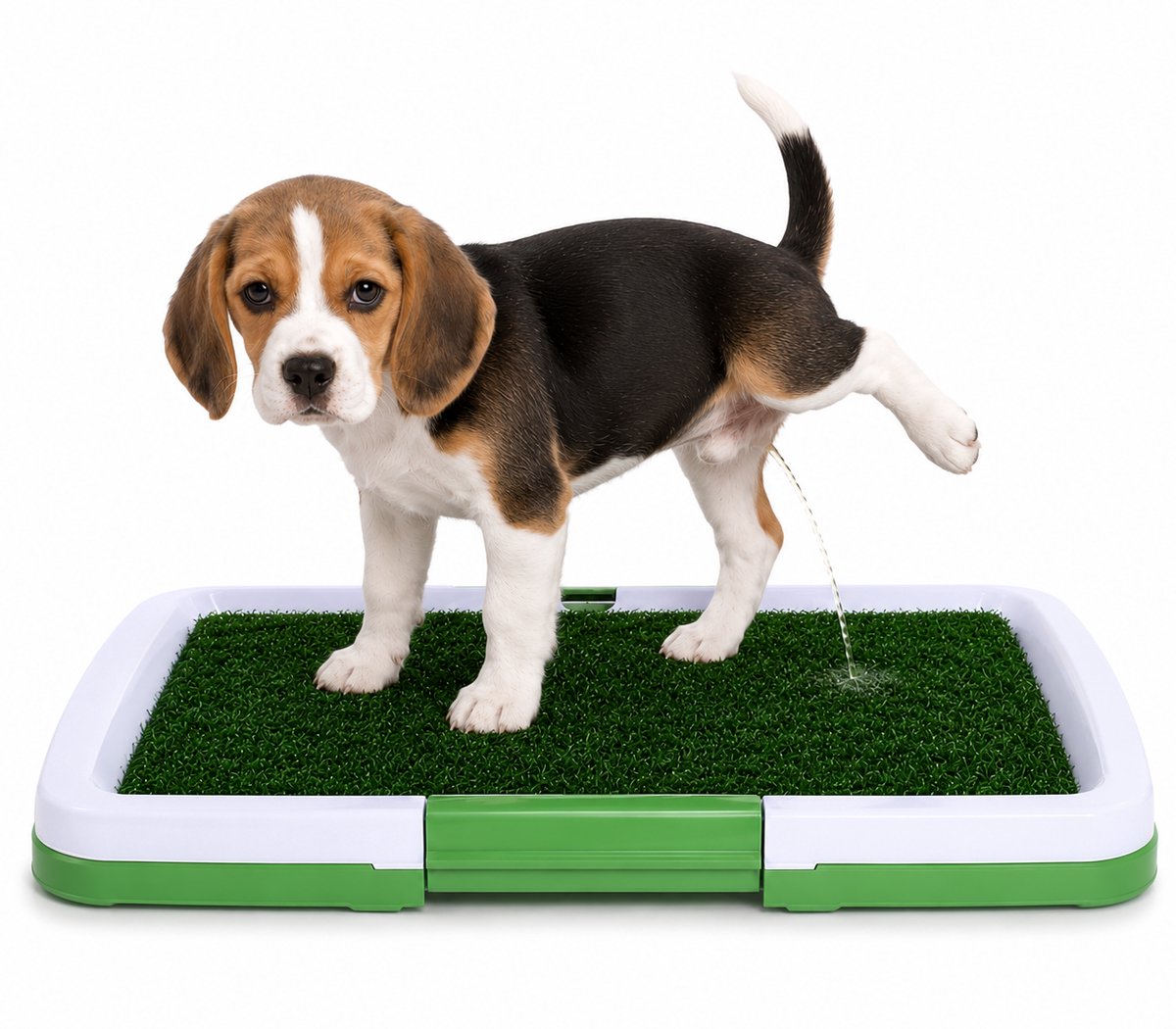 Hondentoilet Kunstgras met bak - 47 x 34 cm - Zindelijkheidstraining - Honden WC