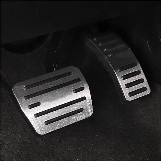 Pedaalhoezen Auto - Pedalen Set - Verbeter Rijervaring - Antislip Ontwerp - N.v.t. - Zilver — afbeelding 2