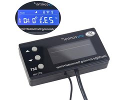 Digitale Thermostaat - Temperatuurregelaar Aquarium - Terrarium Klimaat - PID Controle - 16A 250V - Zwart
