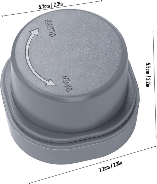 Blender Snijdeksel - Blenderdeksel Vervanging - Moeiteloos Mixen - Lekvrije Bescherming - 7.2 x 5.5 cm - Zwart van Blender — afbeelding 5