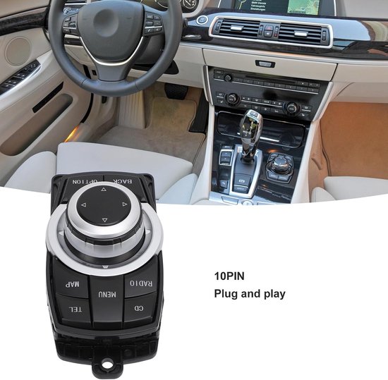 Media Switch Controller - Joystick Knop - Navigatie Bediening - Plug en Play - 10 Pins - Zwart — afbeelding 2