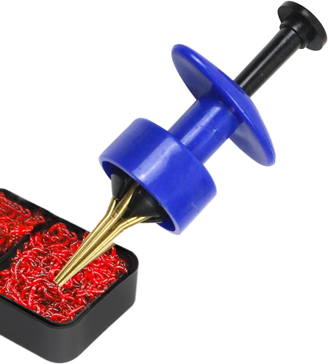 Aasbander Tool - Pellet tool Montagehulp - Vissen Aas Montage - Grote Opening - 12.9 x 7 x 1 cm