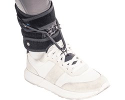 EMO Lifter Klapvoetbrace - Klapvoet orthese - Ondersteuning bij klapvoet en dropvoet - Zwart - Maat XL