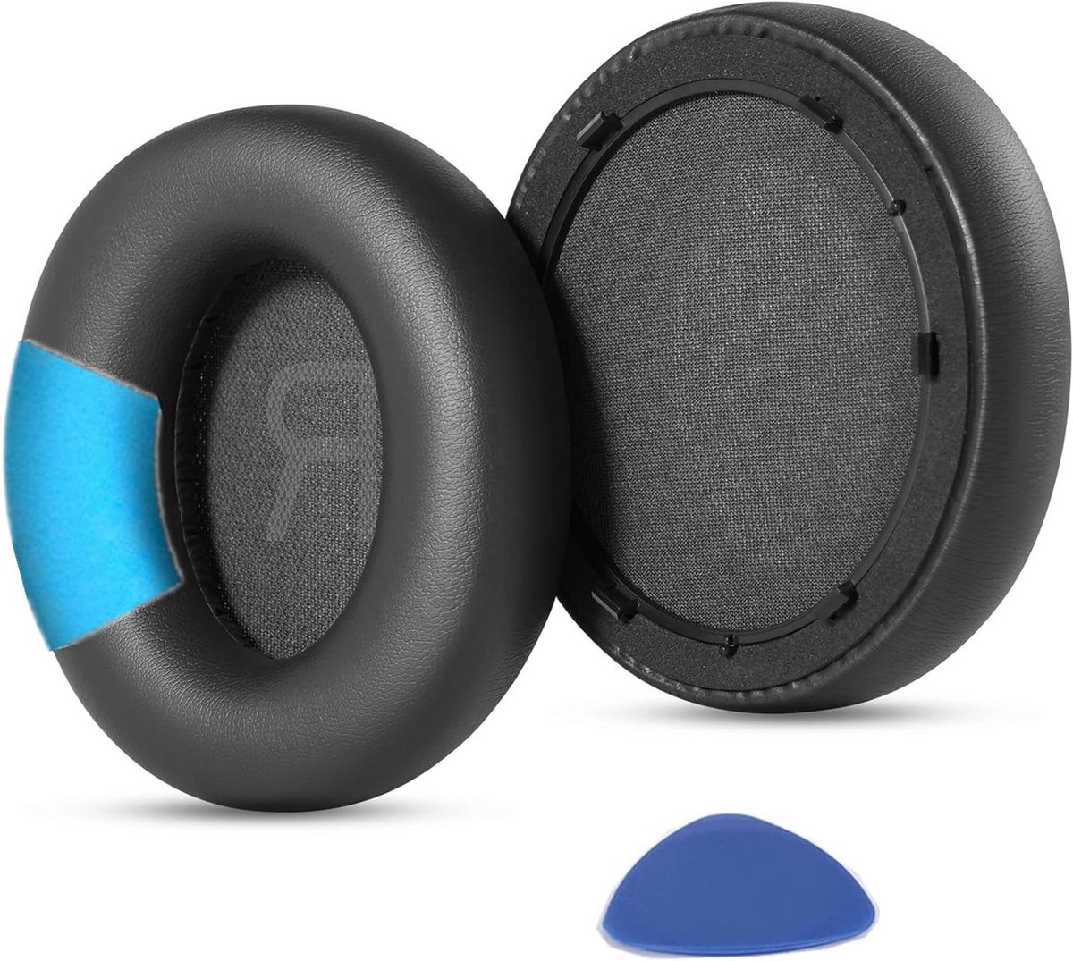 Vervangende Oorkussens voor Q45 Hoofdtelefoon - Geheugenfoam, Zwart, Comfortabel en Duurzaam Earpads Set