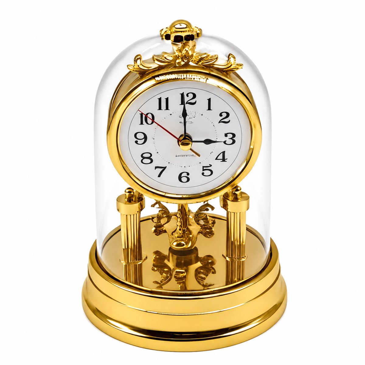 Tafelklok retro - analoog - goud