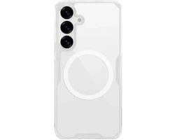 Nillkin Nature Pro Magnetic Hoesje Geschikt voor Samsung Galaxy S25 Plus - Compatibel met MagSafe en Qi2 - Back Cover met Magneet - Wit