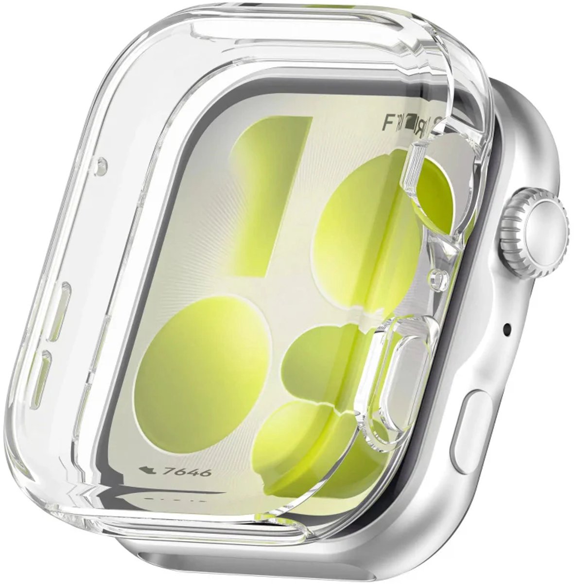 Strap-it TPU hoesje – geschikt voor Huawei Watch Fit 5 – Schokbestendig - Lichtgewicht - Optimale bescherming – Transparant