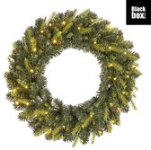 Black Box Trees Grimshaw Kerstkrans met LED Verlichting - Ø60 - Groen