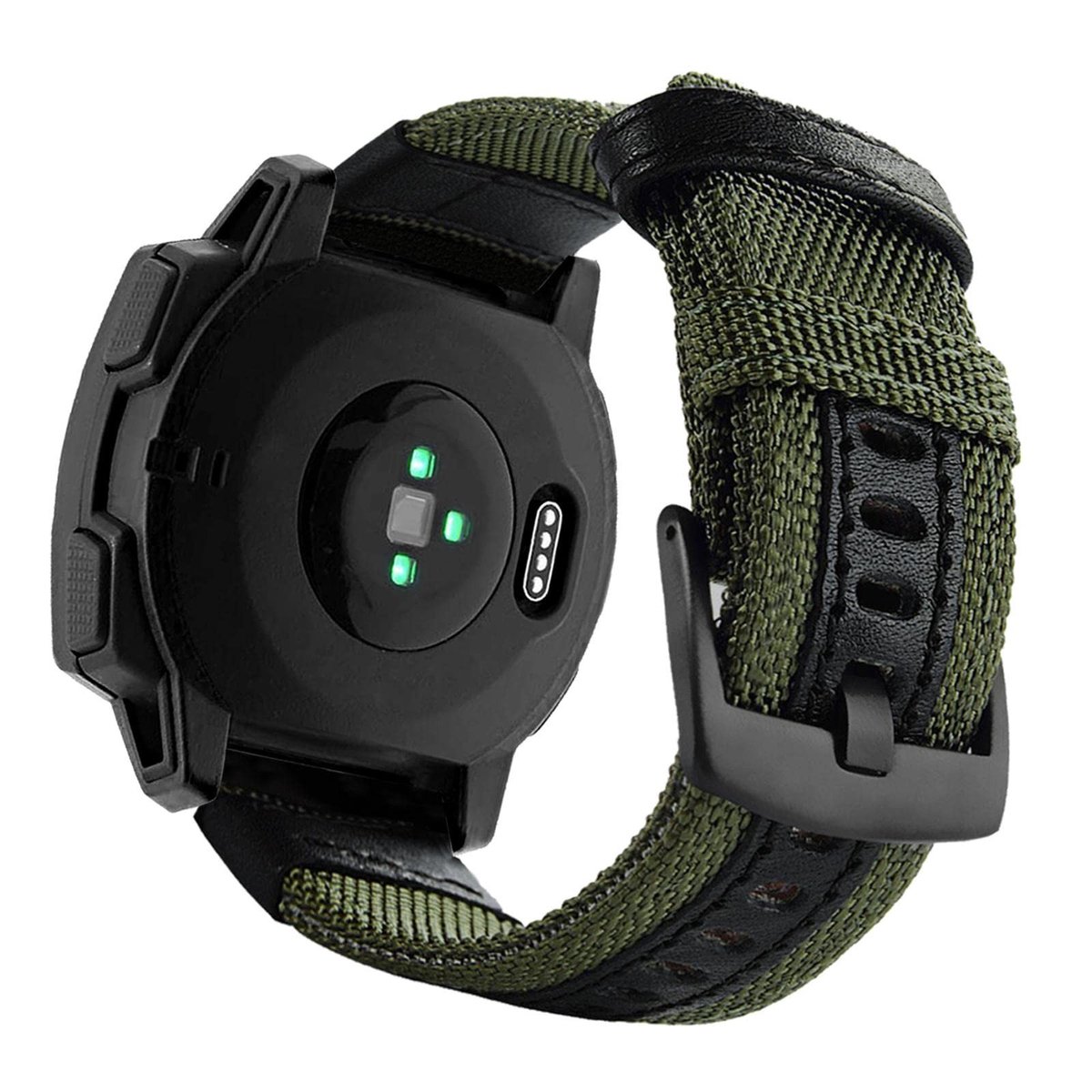 Omgoods - Nylon Militair Stijl Horlogeband 22mm Voor Smartwatch