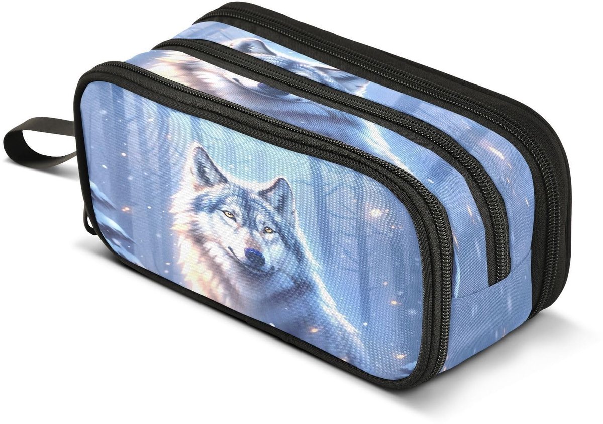Omgoods - Wolf Etui voor School en Kantoor