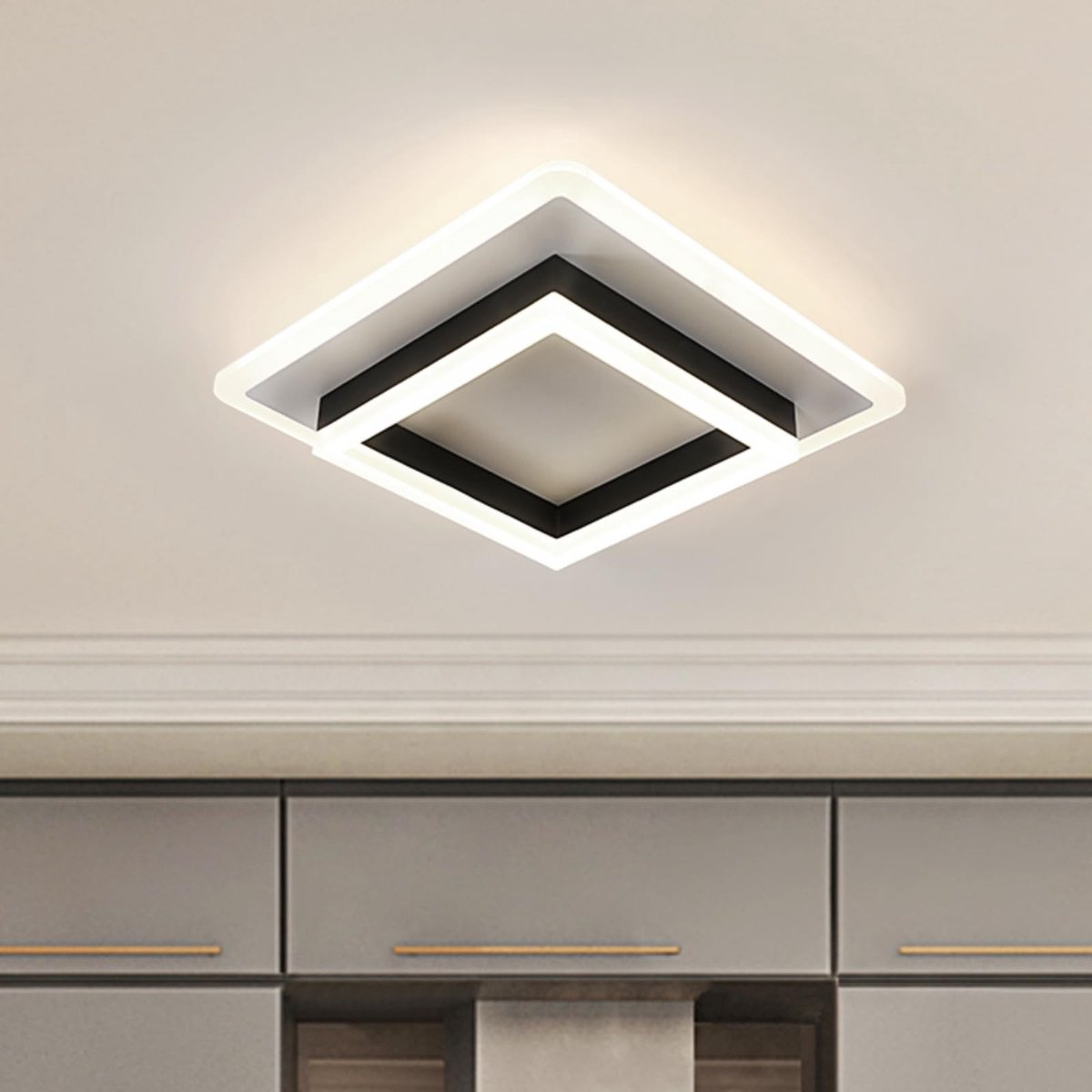 Omgoods - Moderne Vierkante LED Plafondlamp 30W