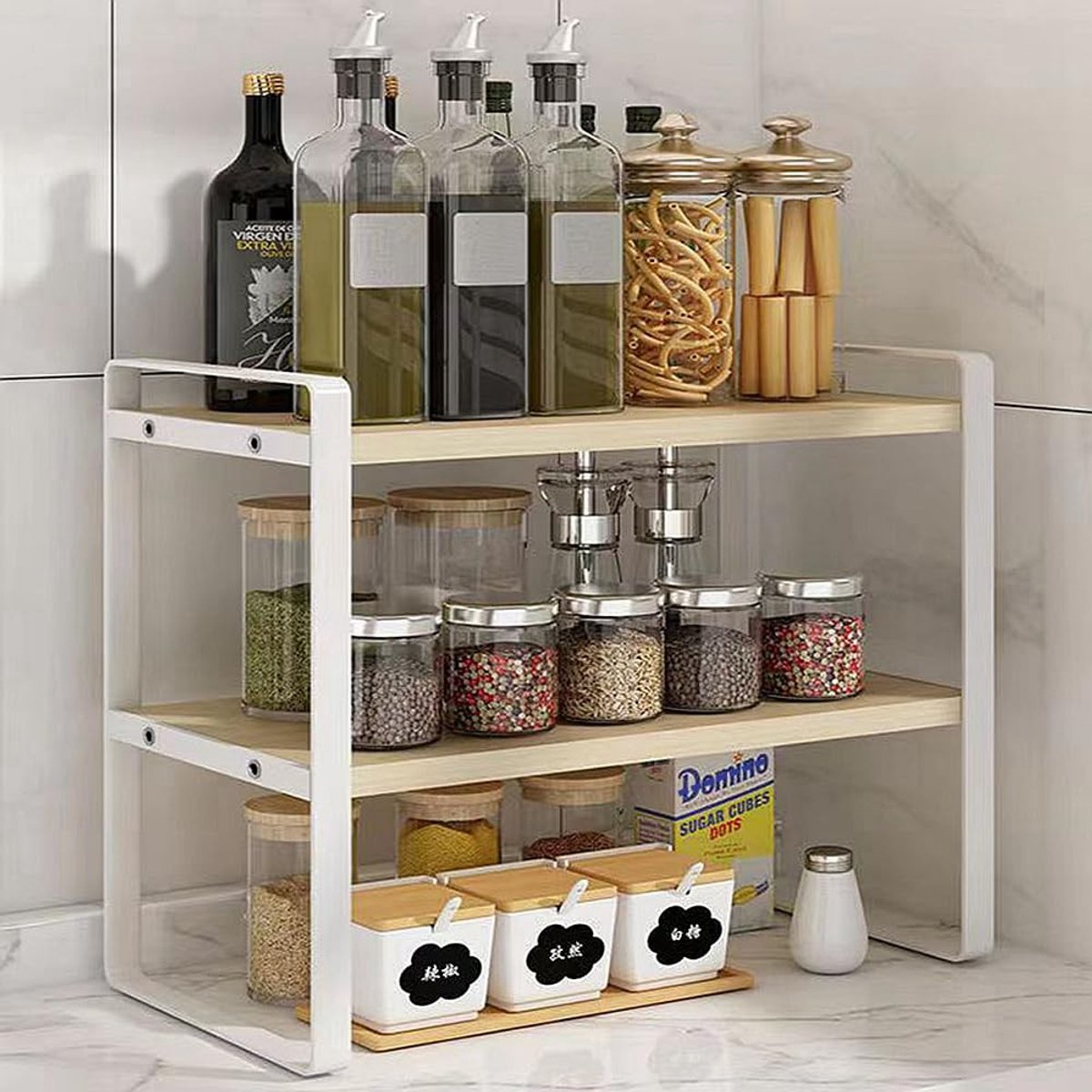 Omgoods - Multilayer Pot Rack voor Keuken en Opslag