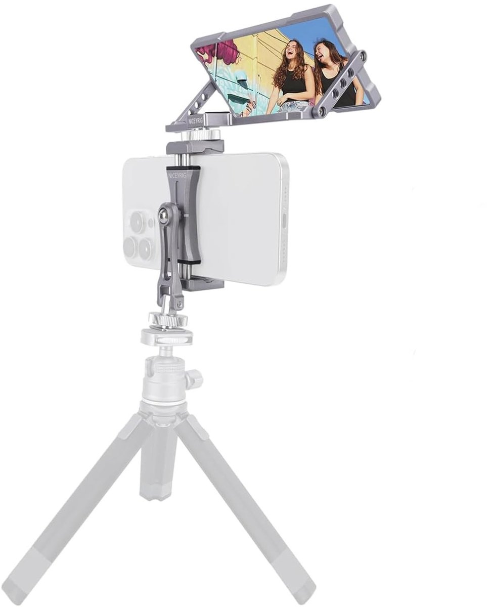 Omgoods - Smartphone Vlog Selfie Spiegel Kit met Statiefhouder