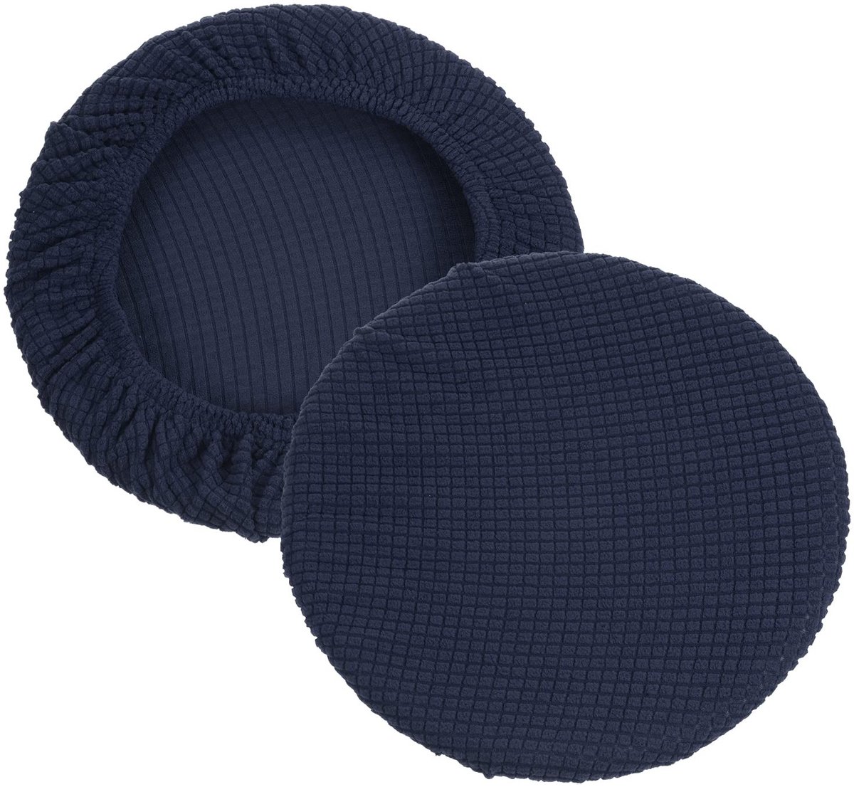 Omgoods - Set van 2 Wasbare Barkruk Covers voor 11-16 inch Krukken, Marineblauw