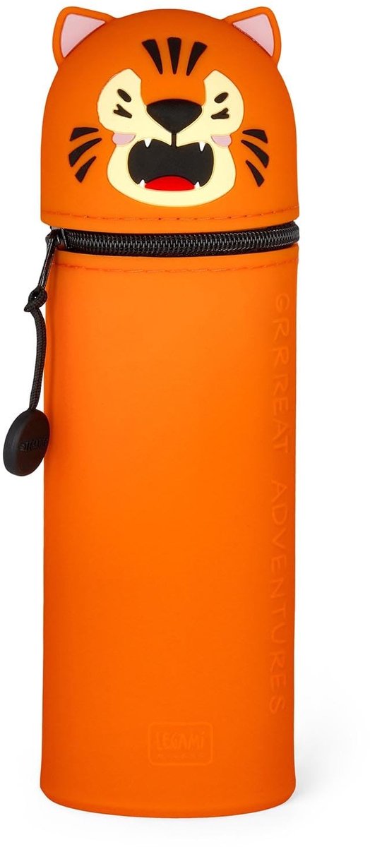 Omgoods - 2-in-1 Zachte Silicone Pennenhouder met Rits