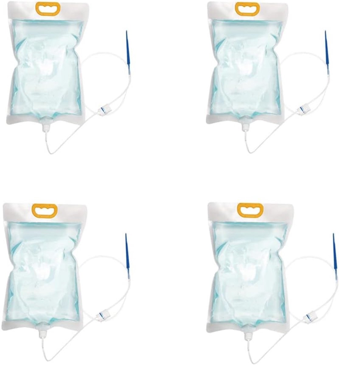 Omgoods- Bewateringssysteem automatische druppelirrigatie - 4 x bewateringsapparaat - 3,5L zakcapaciteit - instelbare waterstroom - voor binnen/buiten - vitaliteitsondersteuning
