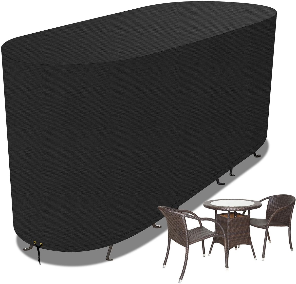 Omgoods - Bistroset Hoes Waterdicht - 420D Oxford voor Tuinset 146 x 70 x 80 cm